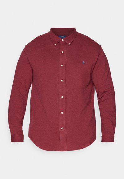 Polo Ralph Lauren Big & Tall FEATHERWEIGHT MESH SHIRT - Camisa - vintage port heather
