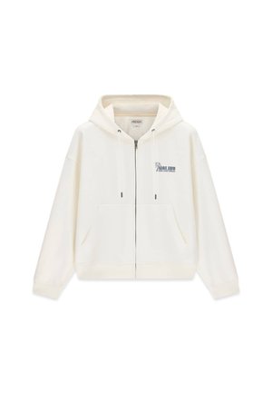 Guess Jeans, VOLLZIP BOXY SWEATSHIRT - Φούτερ με φερμουάρ - weiß multicolor