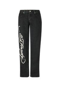 DRAGON FLAME   - Džíny Relaxed Fit - black