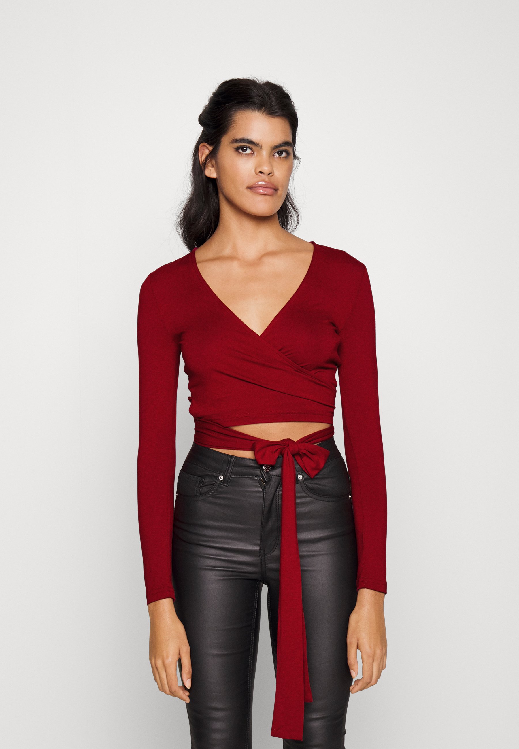 売れ筋商品|||イーブン アンド オド Tシャツ レディース トップス Long sleeved top - bordeaux Even&Odd by Zalando Long sleeved top - bordeaux - Zalando.co.uk