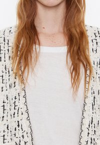 Bimba Y Lola CORTO MARFIL - Chaqueta de punto - marfil