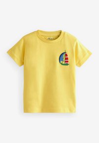 Next SHORT SLEEVE CHARACTER 3 PACK STANDARD - Triko s potiskem - yellow blue