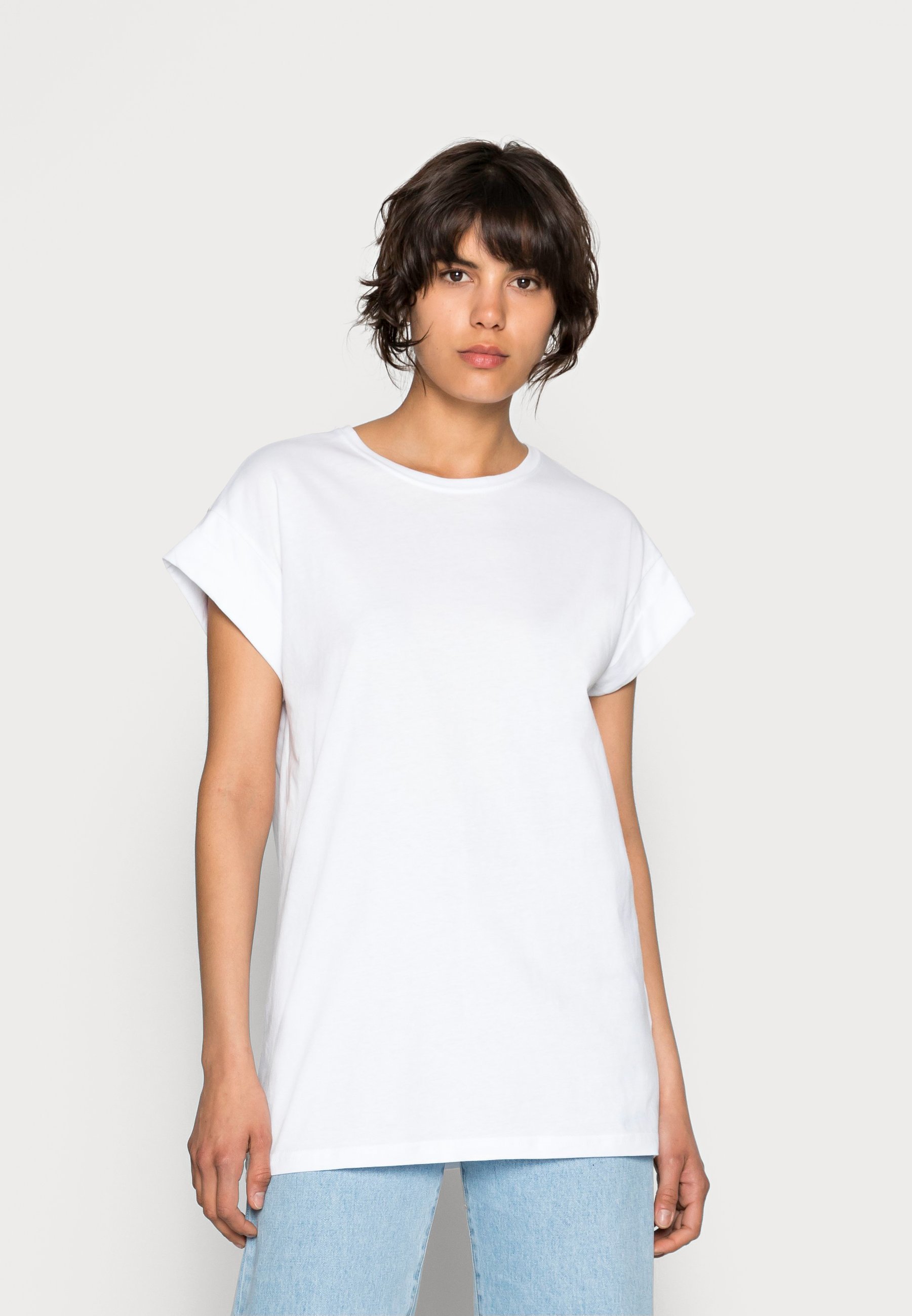 Moss Copenhagen ALVA PLAIN TEE - T-shirt basic - white/wit - Zalando.nl