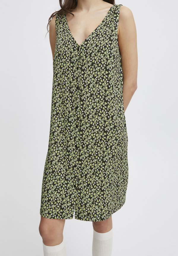 IHAYA - Shirt dress - sprucestone flower aop3