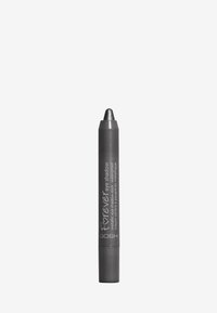 Grå metalisk øjenskyggepen med en spids spids. Har brandingtekst i hvid. Vandtæt design for nem påføring og holdbarhed.