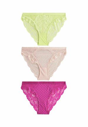 Next 3 PACK LEG - Nohavičky/Slipy - pink blush lime