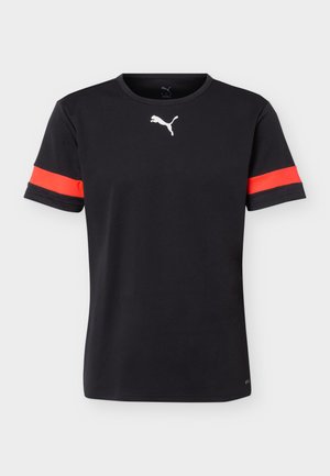 Puma, INDIVIDUALRISE - Sports T-shirts - black/white/ultra red