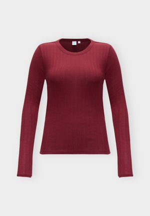GAP, ESSENTIAL - Блуза с дълги ръкави - radish