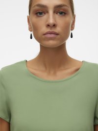 Vero Moda VMBELLA - T-shirts - hedge green