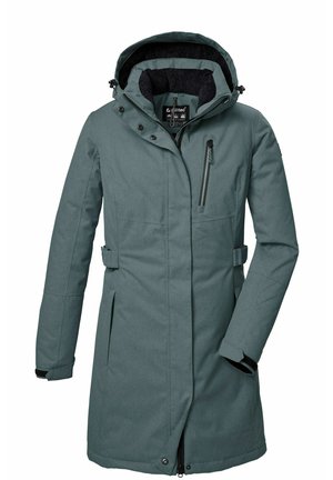 FUNKTIONS MIT ABZIPPBARER KAPUZE - Parka - blaugrau