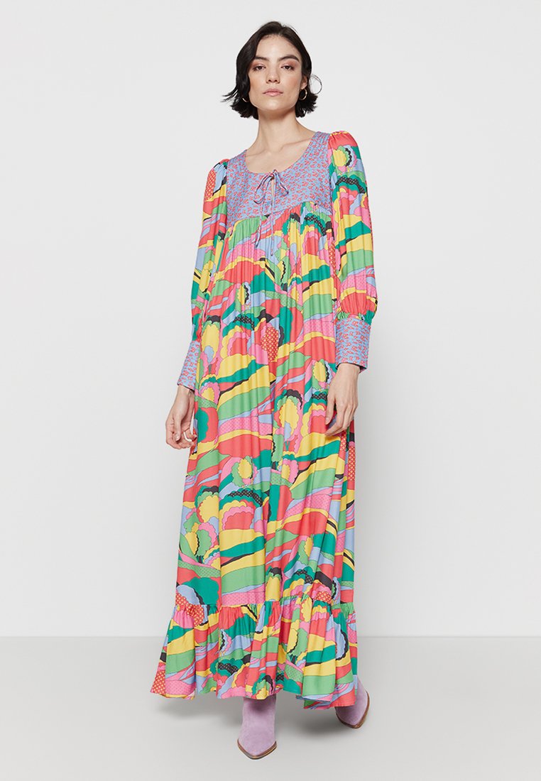 Manoush Maxi-jurk blauw