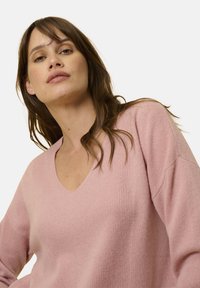 Just Cashmere COL V - Jersey de punto - rosewood