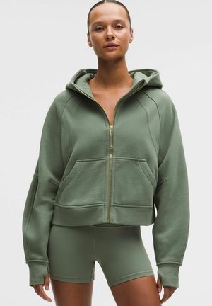 Sweat zippé - willow leaf gold