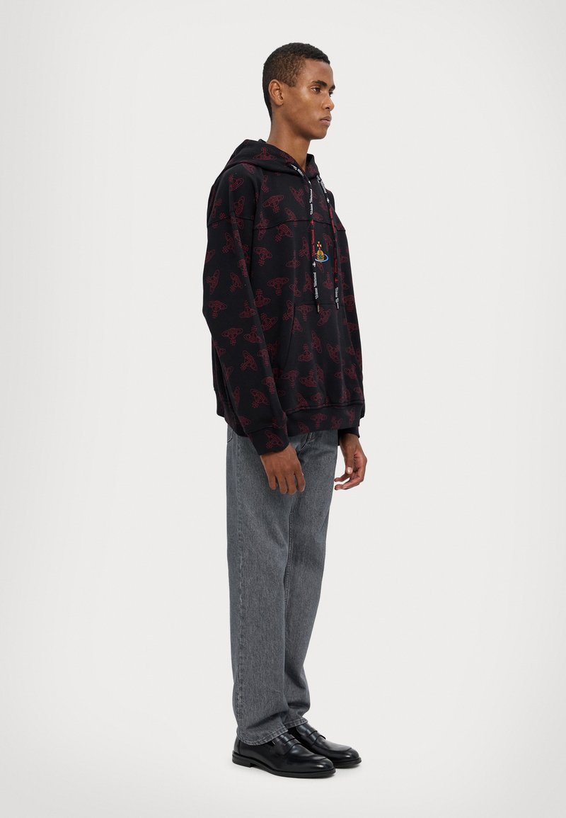 Vivienne Westwood FRESH HOODIE UNISEX - Sweat à capuche - black/red