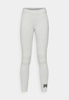 LOGO LEGGINGS - Legíny - light gray heather
