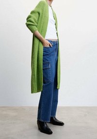 Mango Chaqueta de punto - green