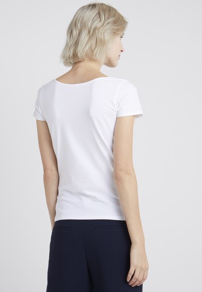 Filippa K SCOOP NECK TOP - T-shirts - white