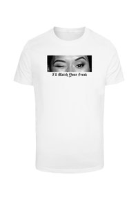 ILL MATCH YOUR FREAK TEE - Printtipaita - white