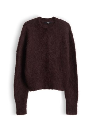 someday., SLIM FIT FLUFFY TEXTURE - Vest - mahogany