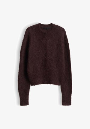 someday., SLIM FIT FLUFFY TEXTURE - Vest - mahogany