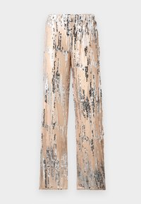 NMZOEY PANTS - Pantalon classique - birch/silver coloured