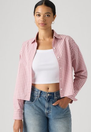 Levi's®, CROPPED HARLIE SHIRT - Риза - almeta plaid powder pink