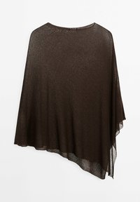 Massimo Dutti FLOWING - Cape - dark brown