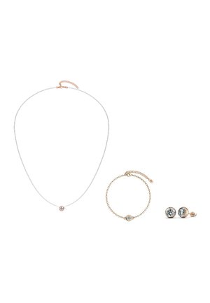 PARURE MOON - Orecchini - couleur or rose / cristal