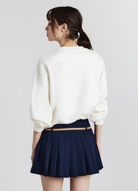 Calliope CON SCRITTA RICAMATA - Felpa - var bianco lana