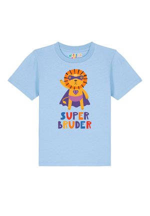 LÖWE SUPERBRUDER - T-shirt print - blue soul