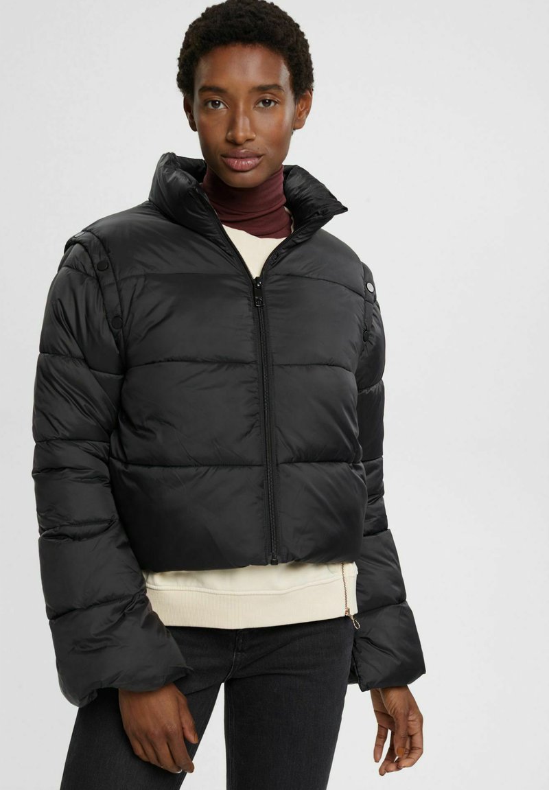 Esprit Collection PUFFER Winterjacke black/schwarz Zalando.de