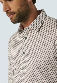 NO EXCESS WITH GRAPHIC PATTERN - STYLISH FOR WINTER - Overhemd - aubergine