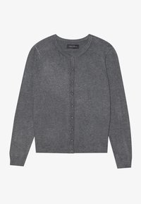 Cardigan - mottled dark grey
