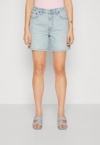 Abercrombie & Fitch - Shorts di jeans - light wash Immagine in miniatura 1