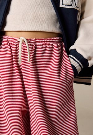 Next, WIDE LEG  - Trainingsbroek - red stripe