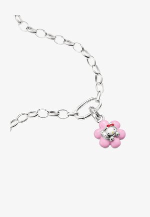 THOMAS SABO, HELLO KITTY CHARM PINKE BLUME - Charm - silver-coloured