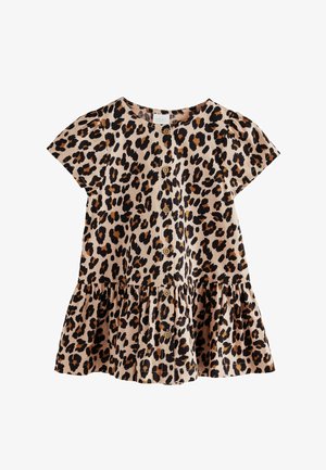 Next, Jeanskleid - animal print