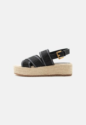 Pepe Jeans LYLA DANCE - Sandali con plateau - black