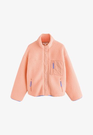 Next, POPPER FRONT FUNNEL NECK - Flísová bunda - fluro orange