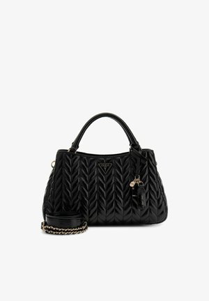 Guess, CHERYL TRIPLE COMPARTMENT SATCHEL - Sac à main - black