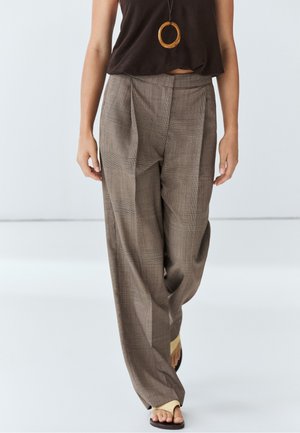 Massimo Dutti, CHECK - Pantalon classique - light brown