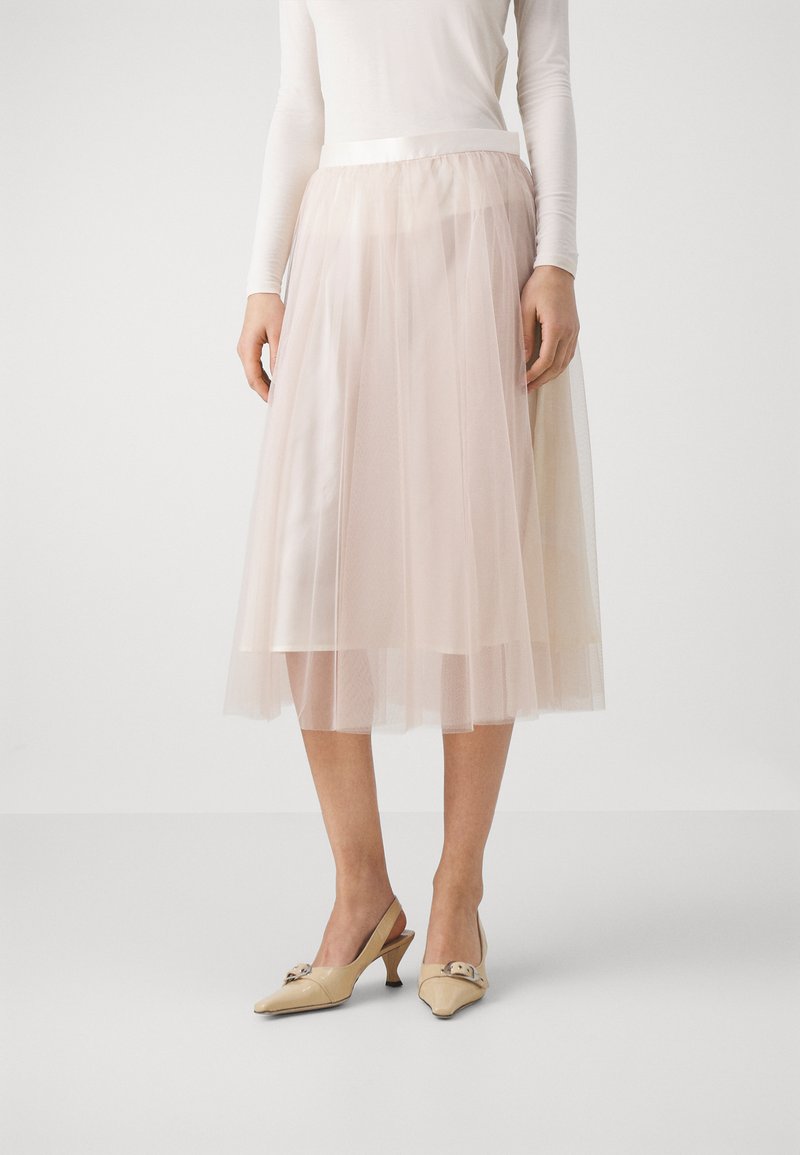Ida Sjöstedt FLAWLESS SKIRT - A-vonalú szoknya - warm beige