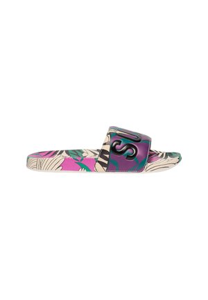 Superdry & Co, SUPERDRY ALL OVER PRINTED POOL SLIDERS.. - Chanclas de baño - optical birds cream