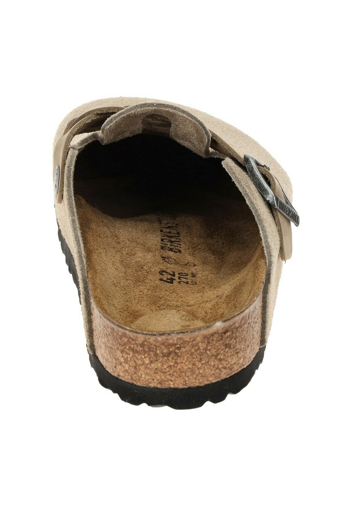 Birkenstock BOSTON BRAIDED LEOI/LEVE TAUPEN - REGULAR - Mules