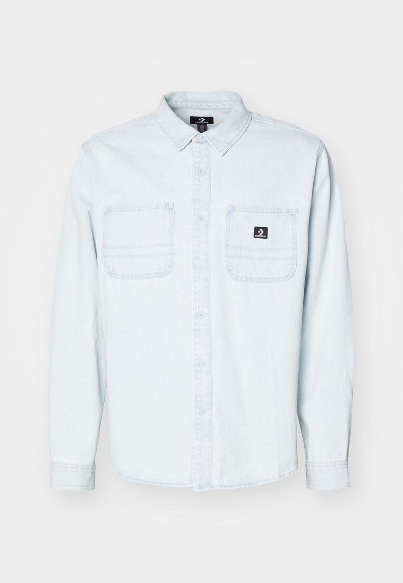 Converse BUTTON UP - Shirt - light bleached denim/light blue - Zalando ...