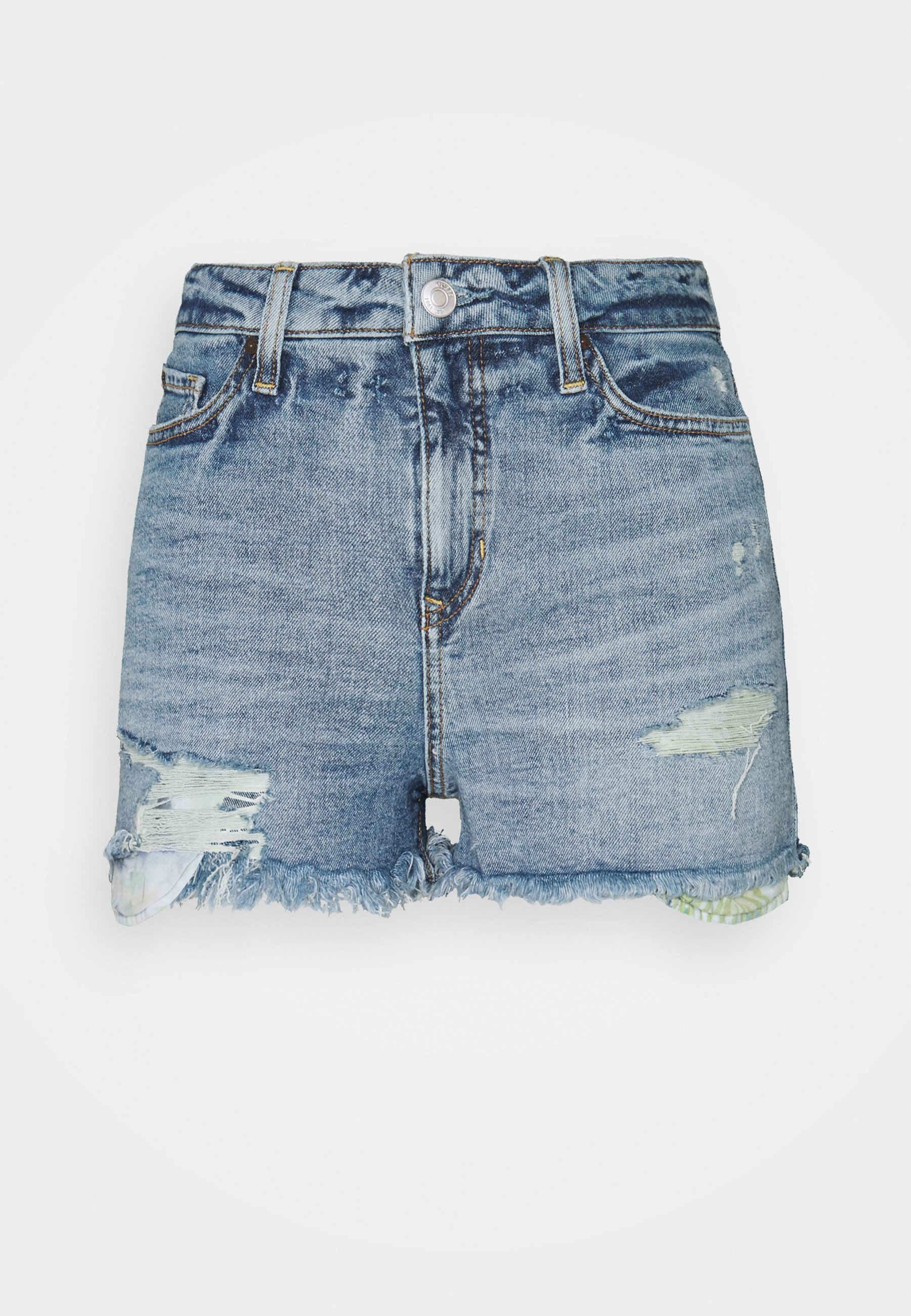 studded denim shorts