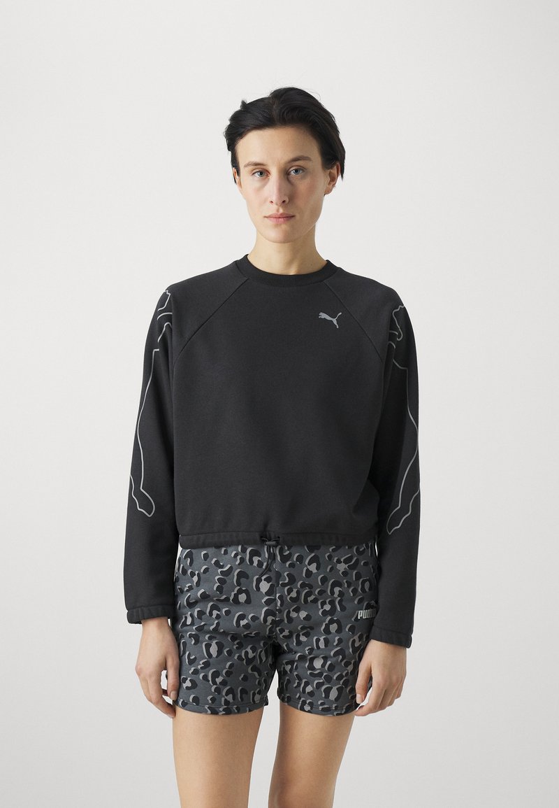Puma MOTION CREW Sweatshirt black/black Zalando.co.uk