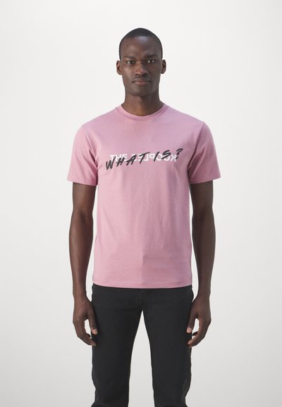 The Kooples MC - Marškinėliai su spaudiniu - pink wood