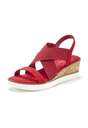 LASCANA Platform sandals - rot