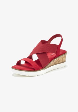 LASCANA Platform sandals - rot